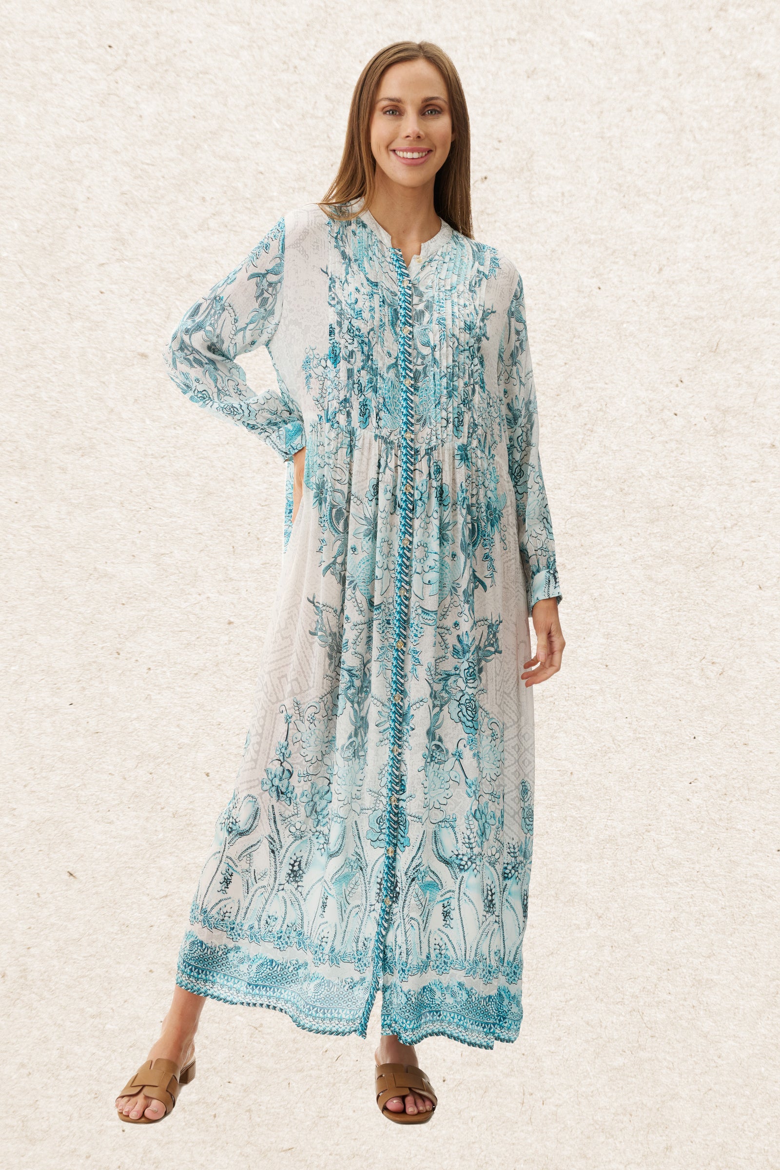 6MV97P - Peony print dress