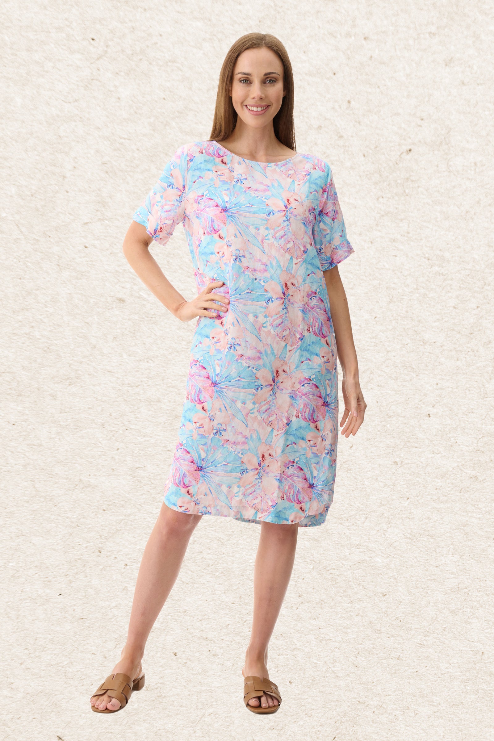 6NV77H - Hyacinth print dress
