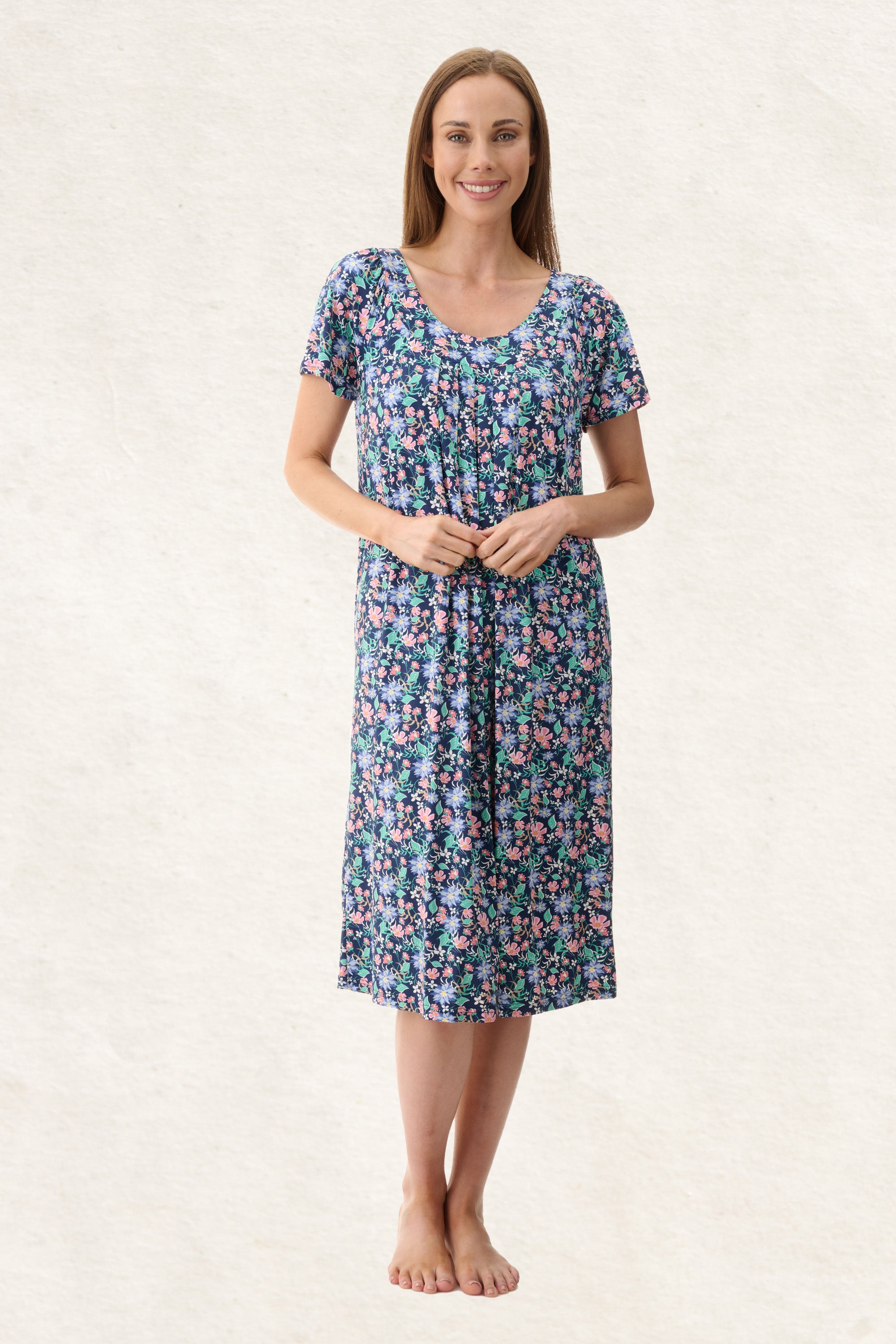 6PP12T - Tammy Short Sleeve Short Nightie