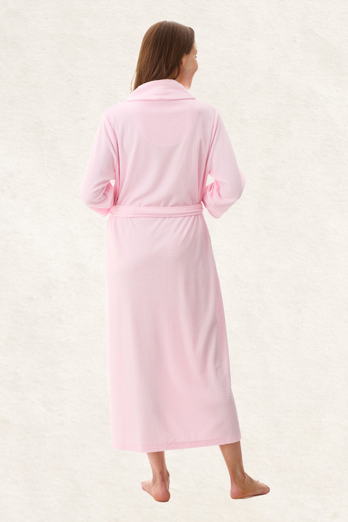 6TY79 - Jacquard Belted button Mid Gown