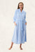 6TY79 - Jacquard Belted button Mid Gown