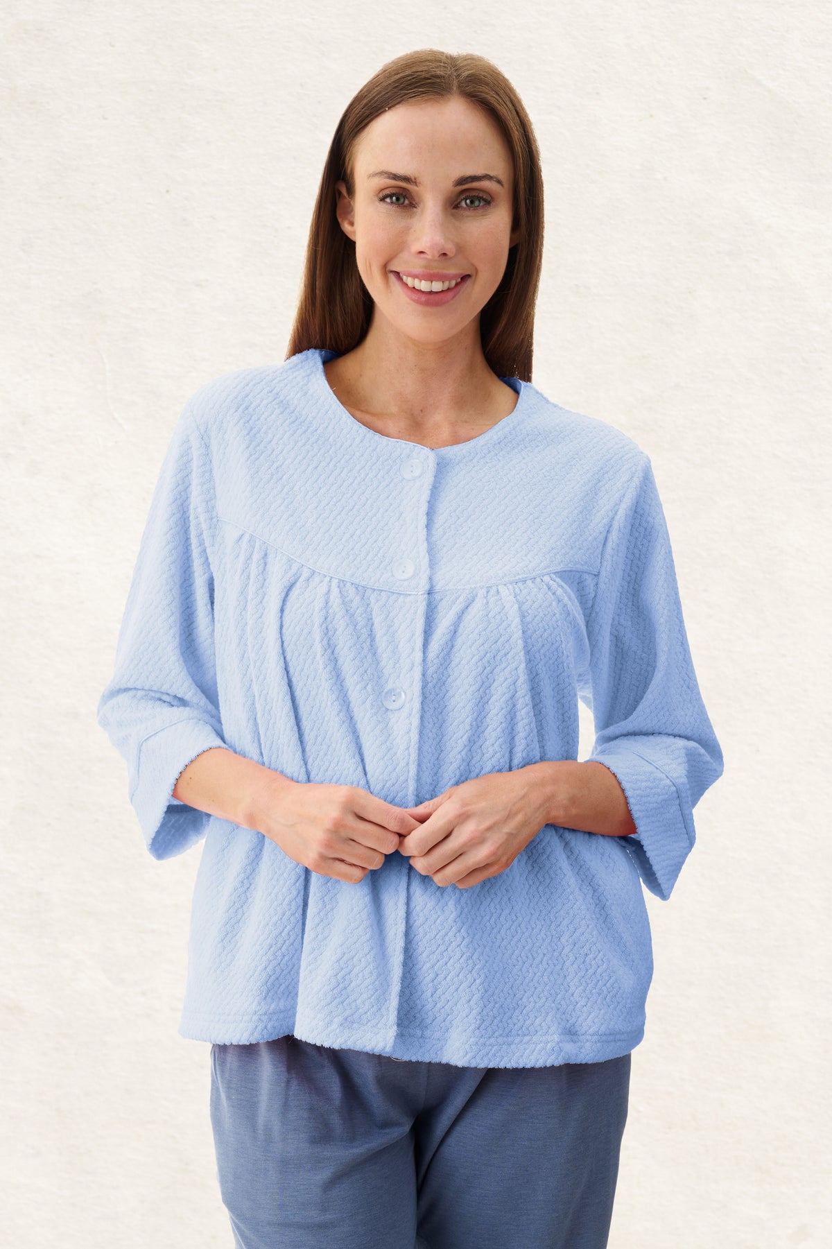 6TY98 - Jacquard Bedjacket