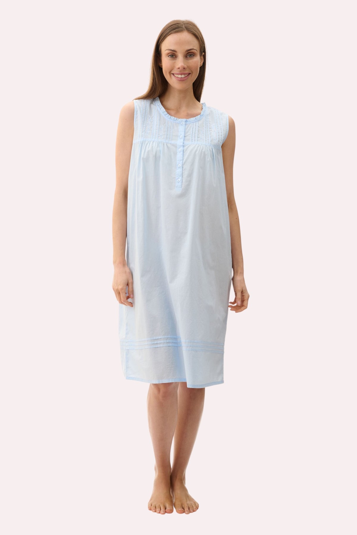 7AJ86 - Sleeveless short nightie