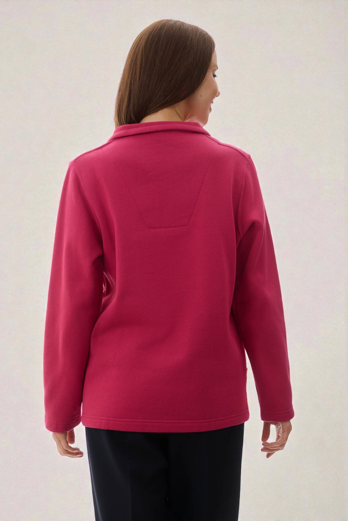 Half zip fleece jumper