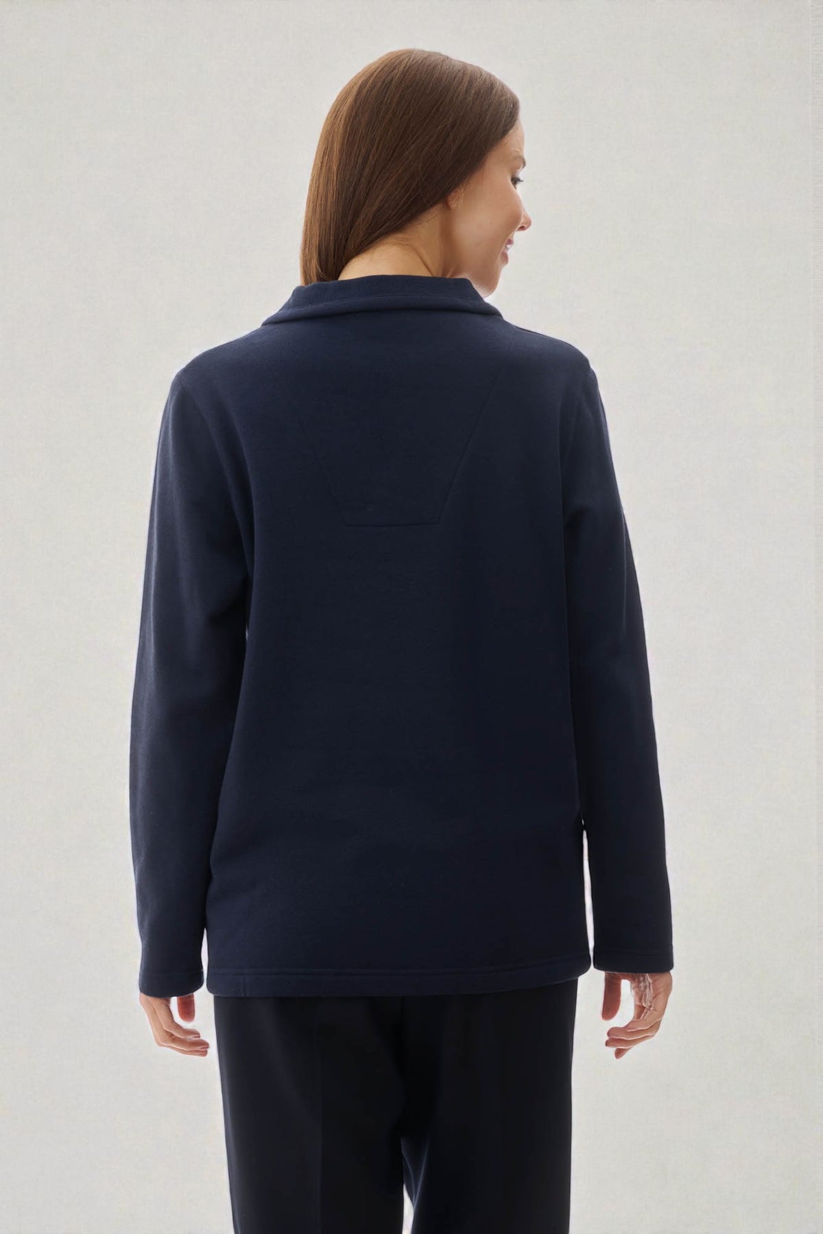 Half zip fleece jumper