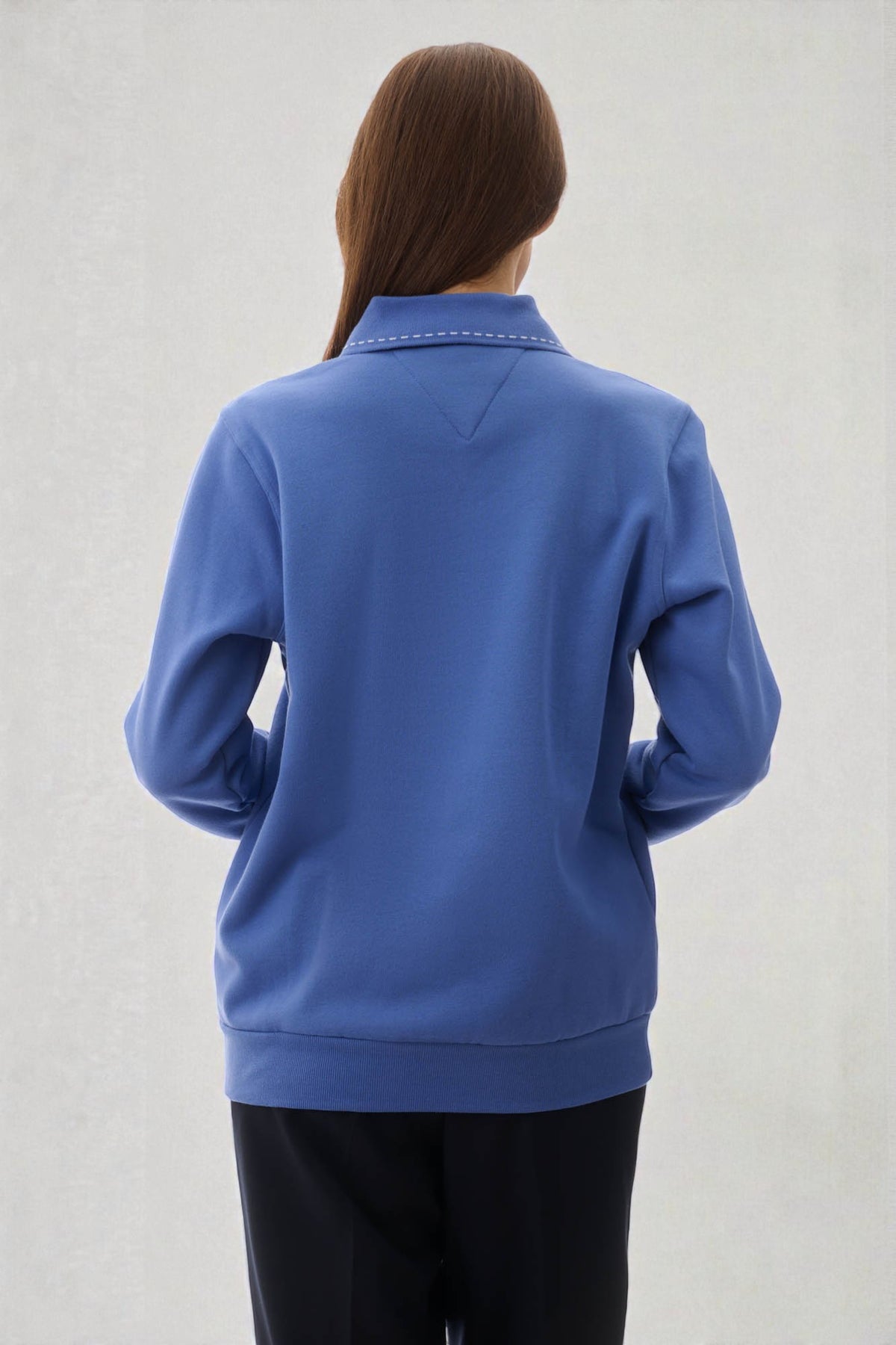 Rogers embroidered fleece jumper