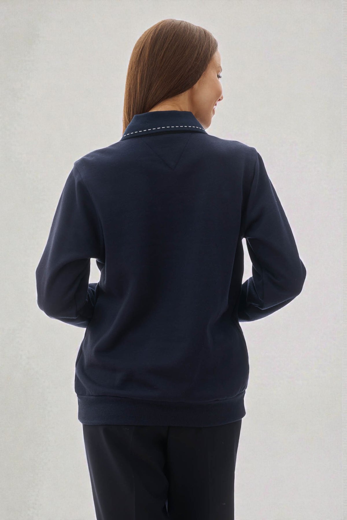 Rogers embroidered fleece jumper