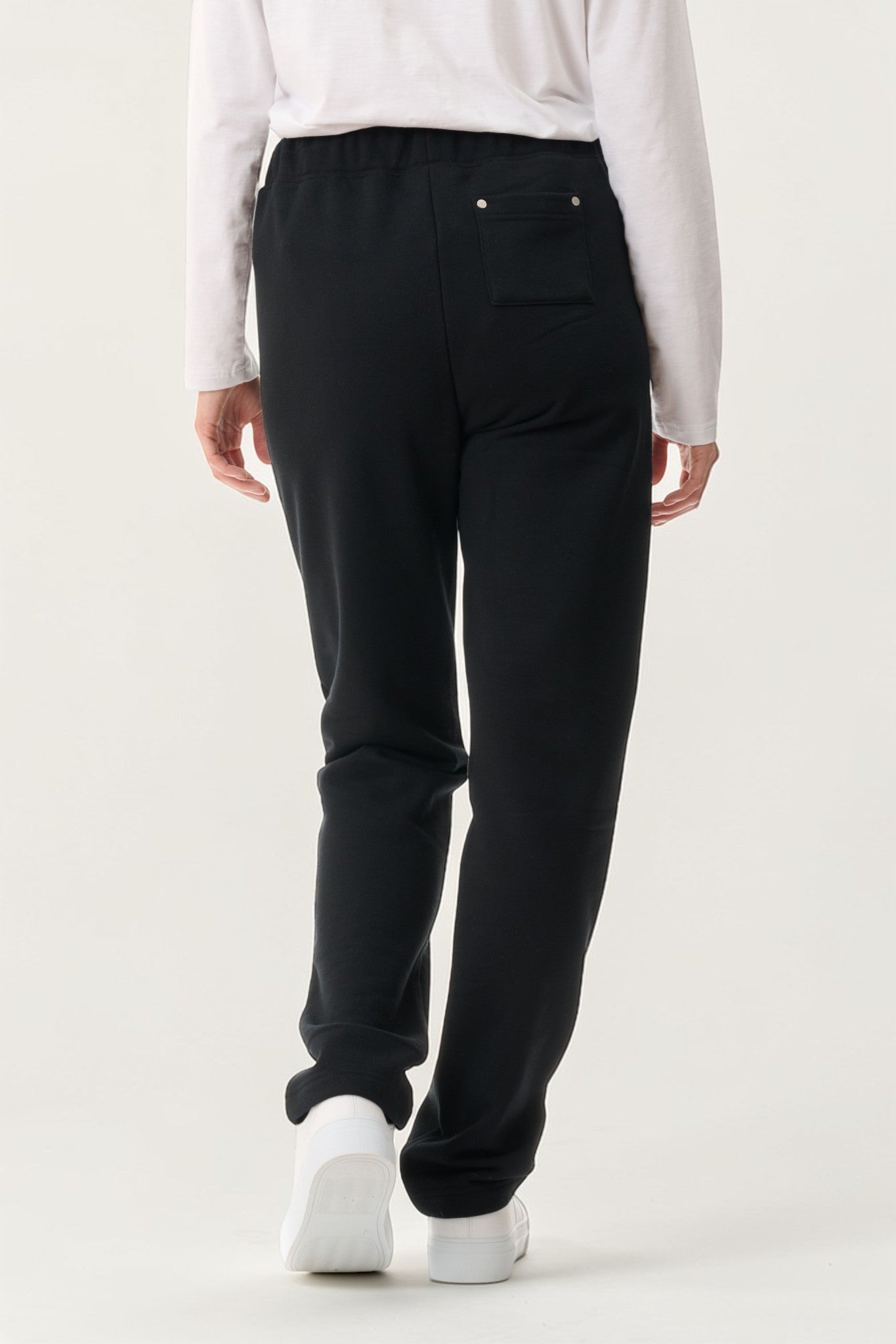Fleece elastic waist pant