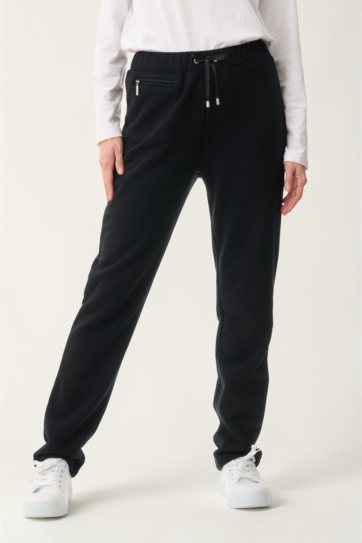 Fleece elastic waist pant