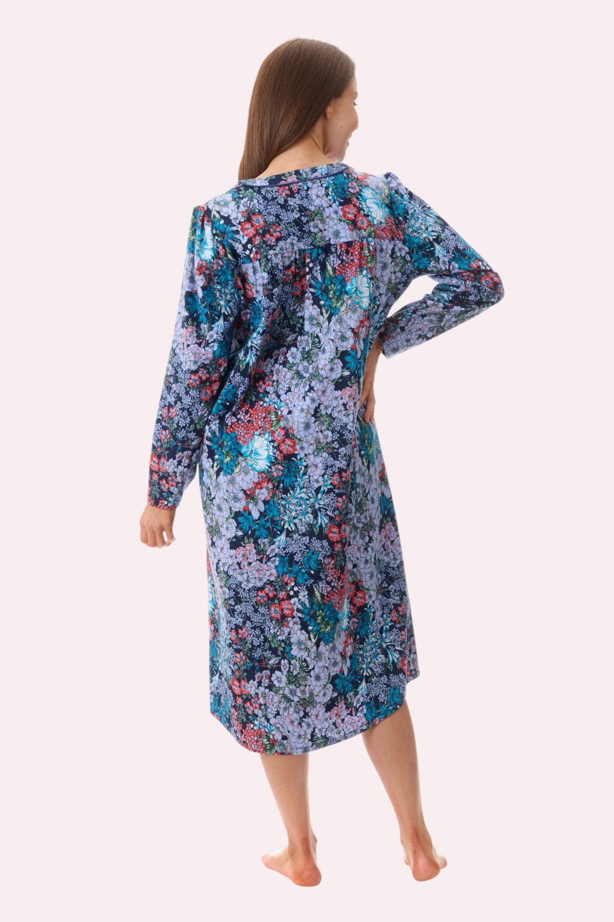 Frida Flannelette mid length nightie
