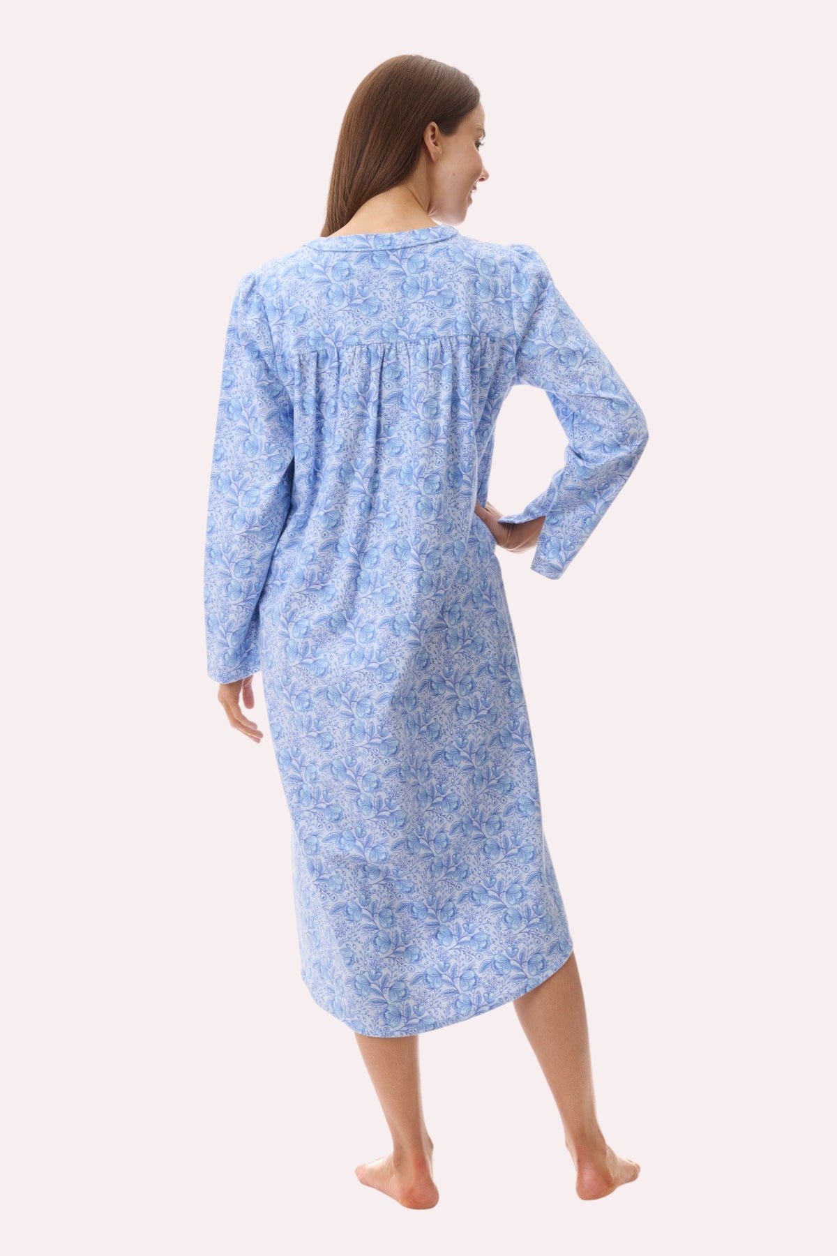 Kora Flannelette mid length nightie