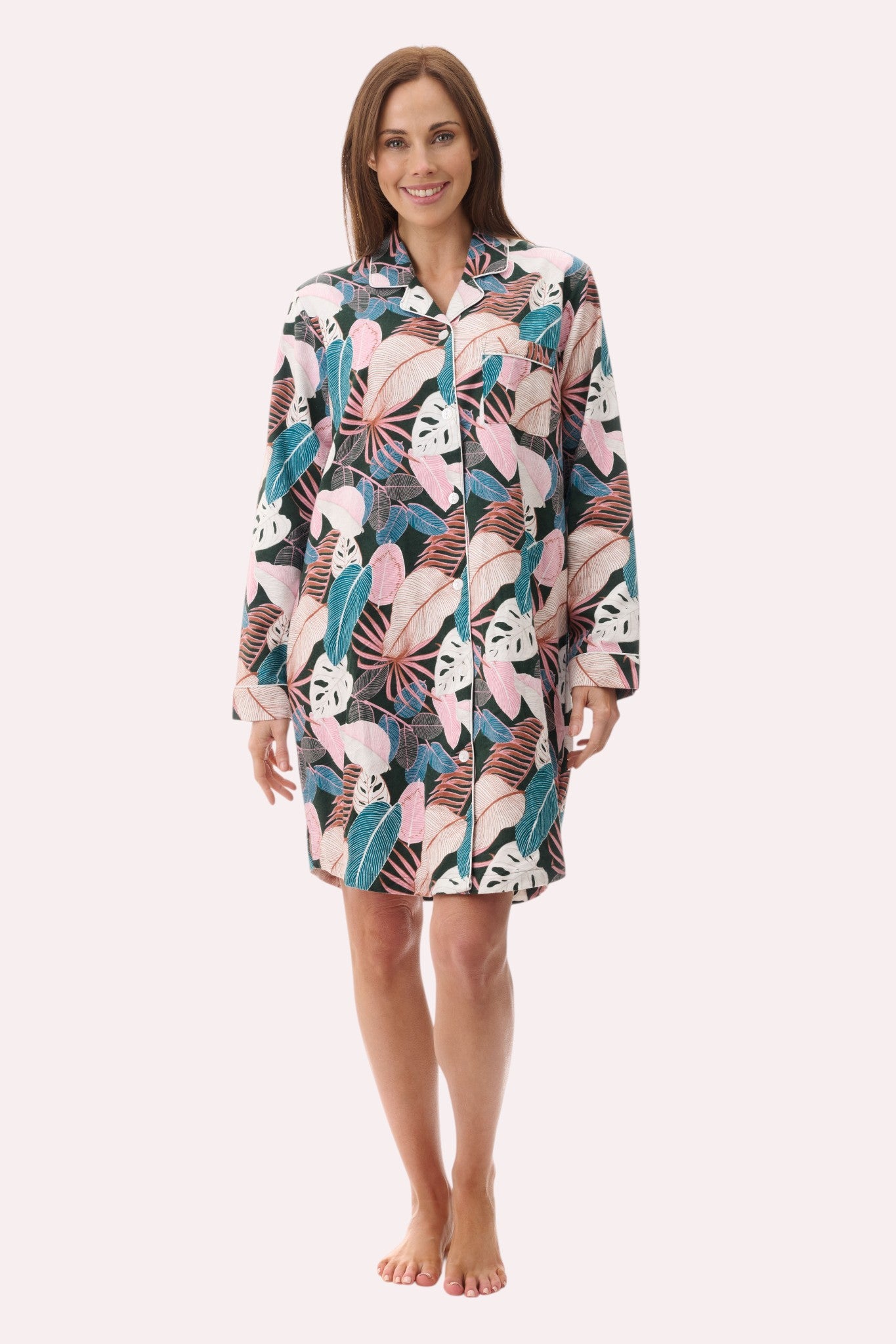Lulu Flannelette short sleepshirt
