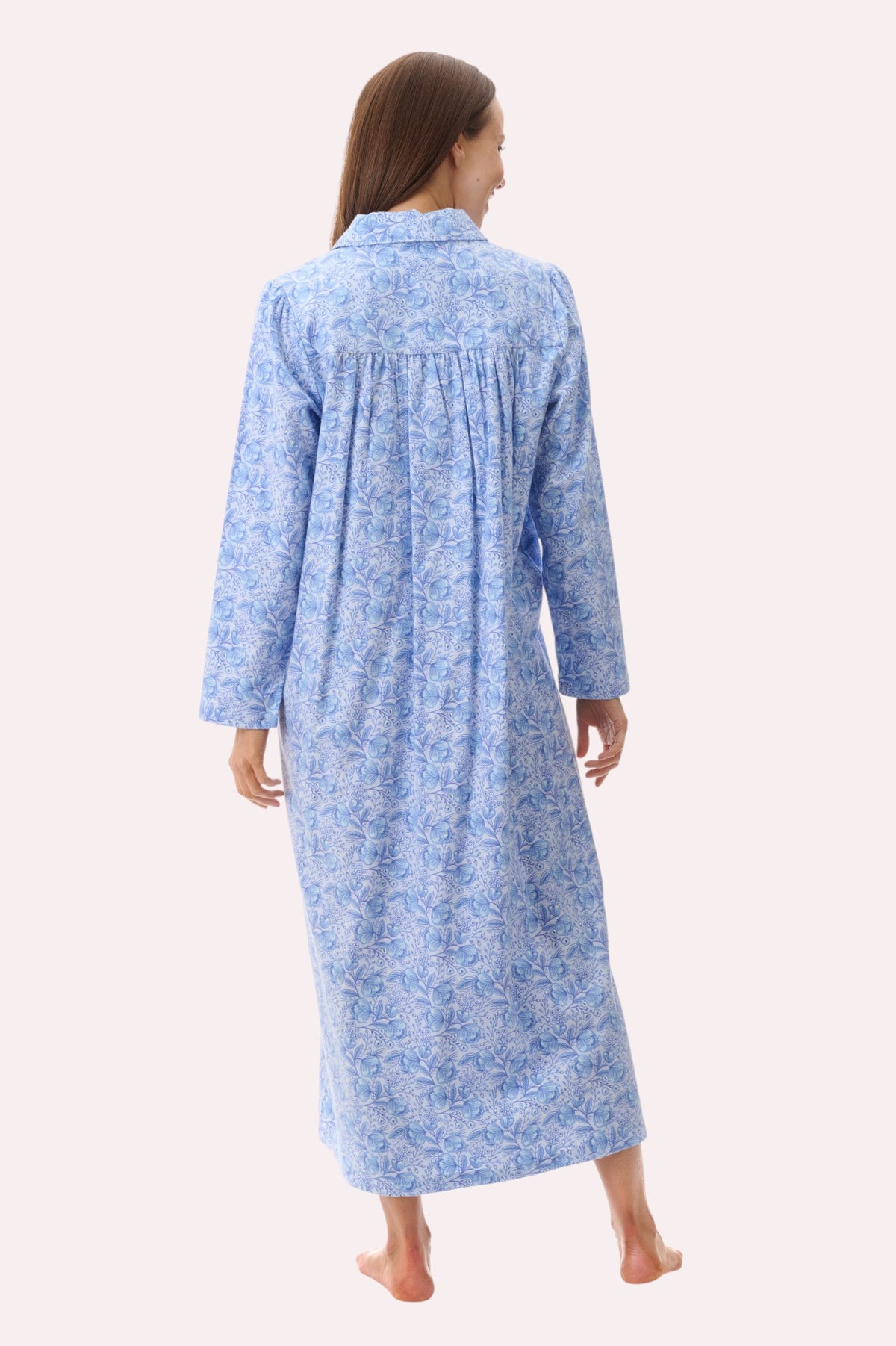Kora long collared nightie