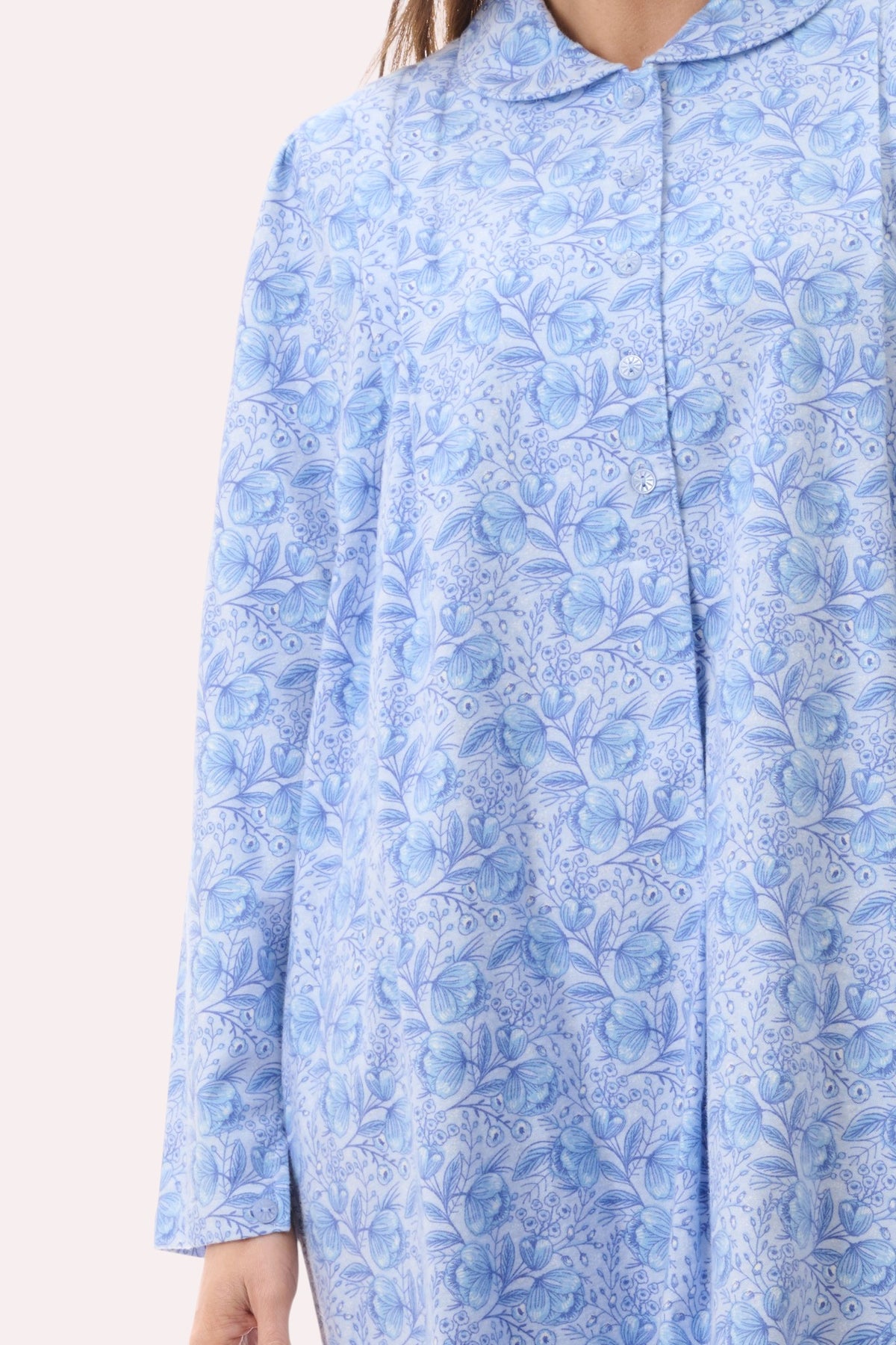 Kora long collared nightie