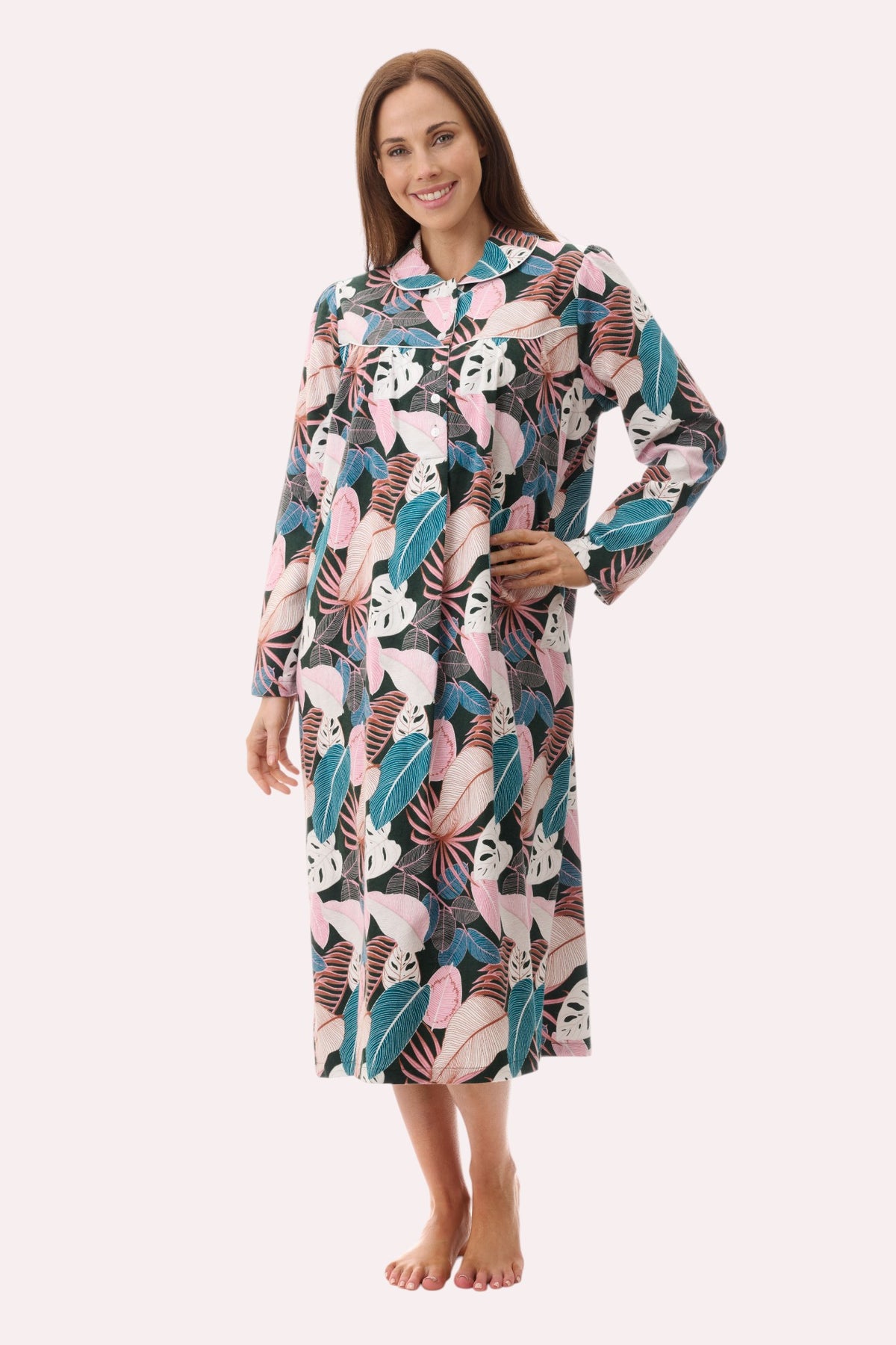 Lulu mid collared nightie