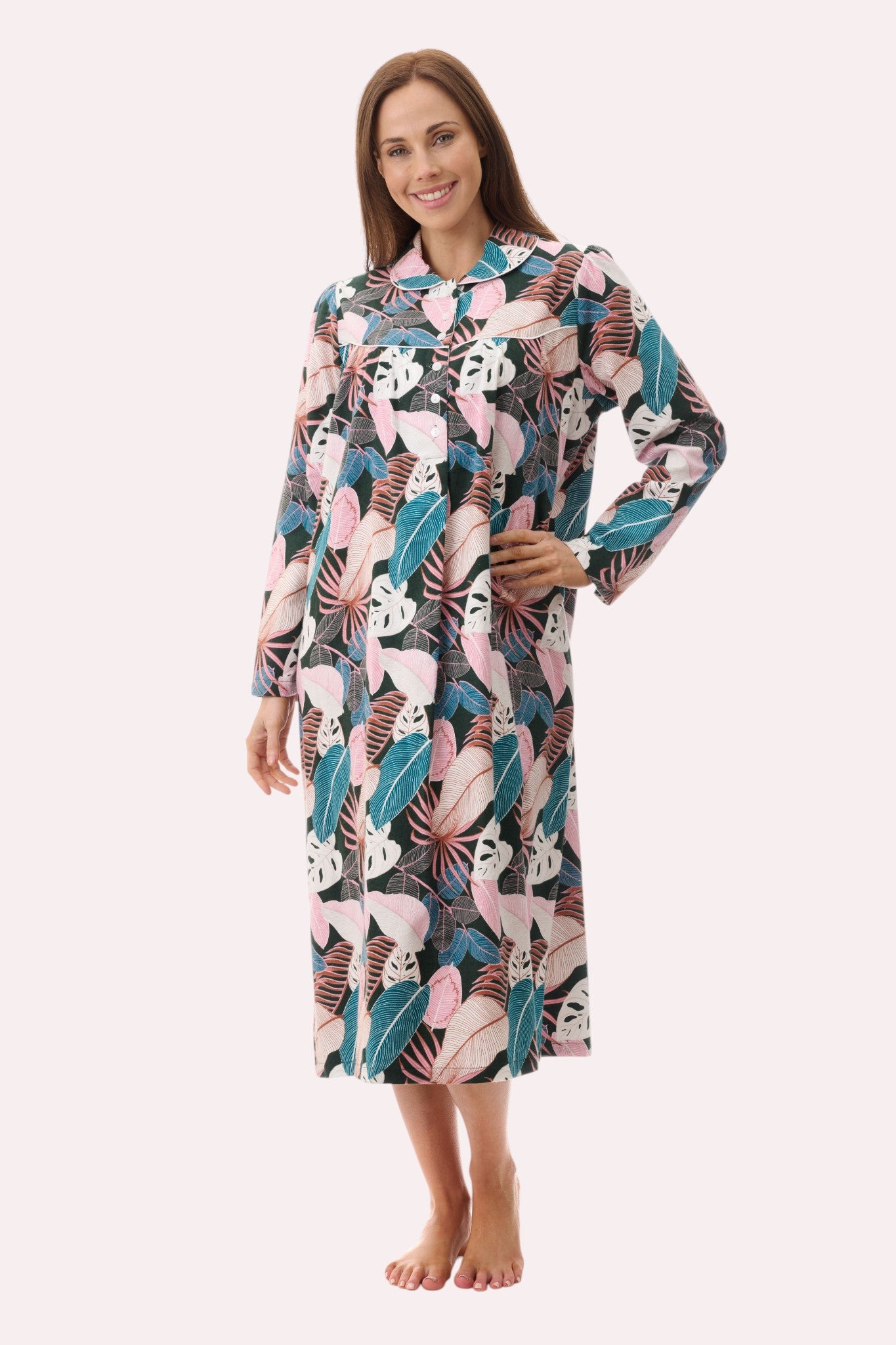 Lulu mid collared nightie