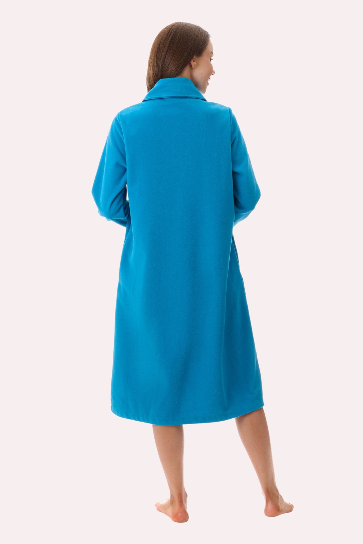 Short button gown