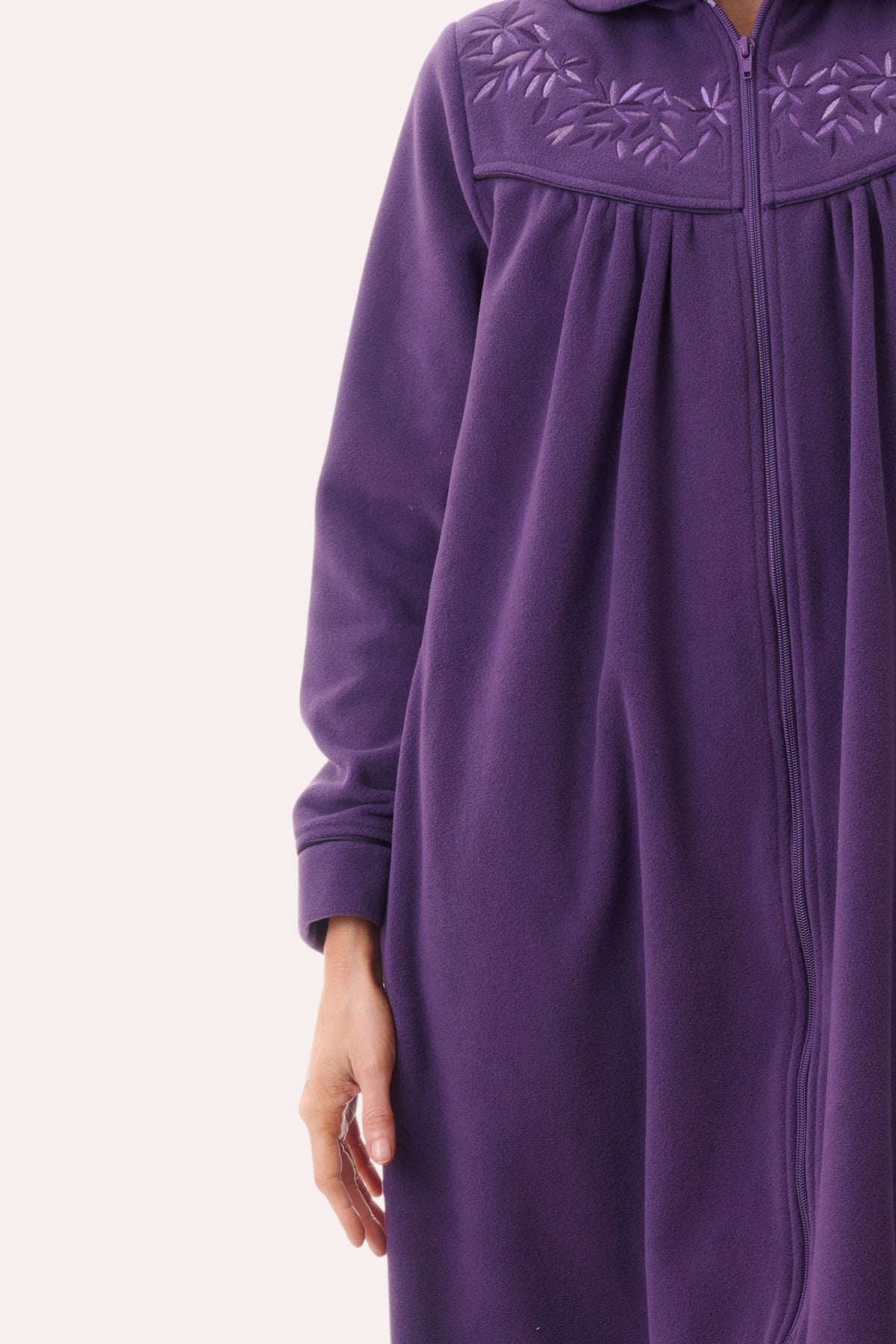 Long zip gown