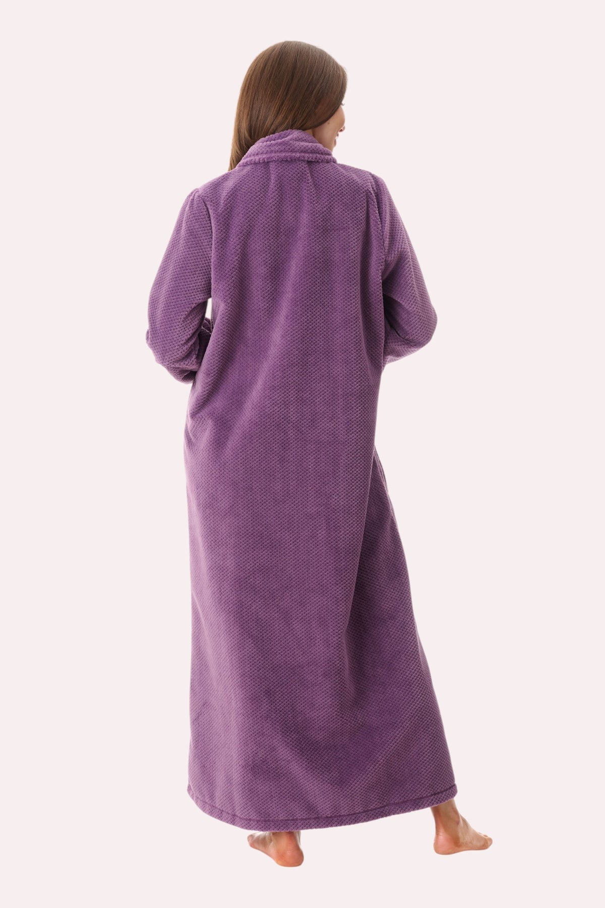 Long zip gown