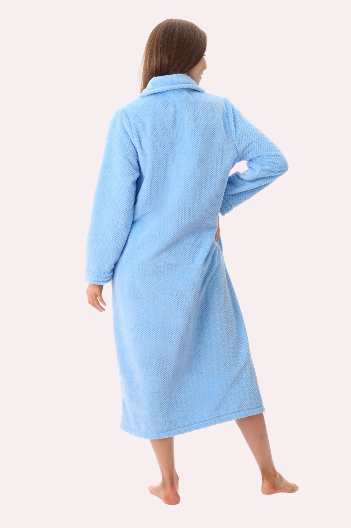 Mid button gown