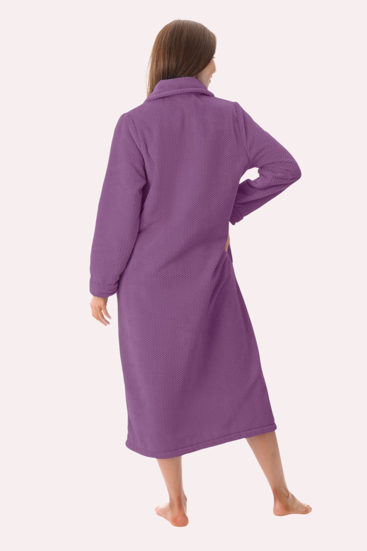 Mid button gown