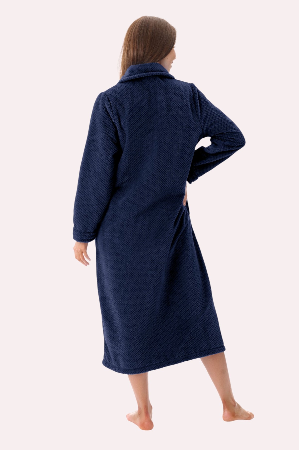 Mid button gown