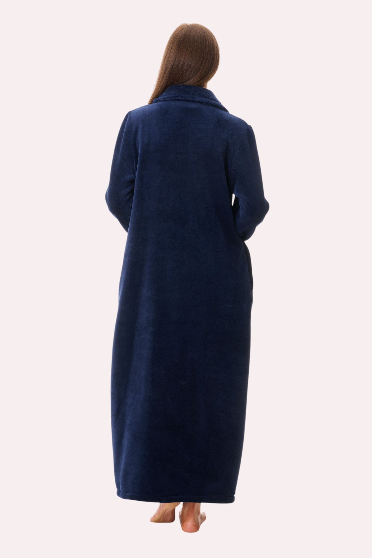 Long button gown