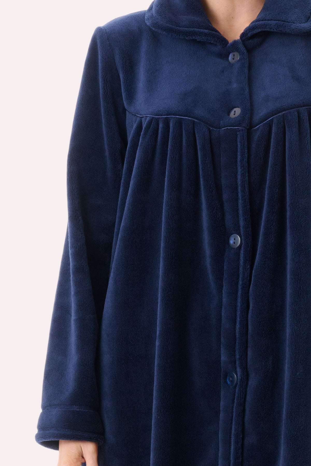 Long button gown