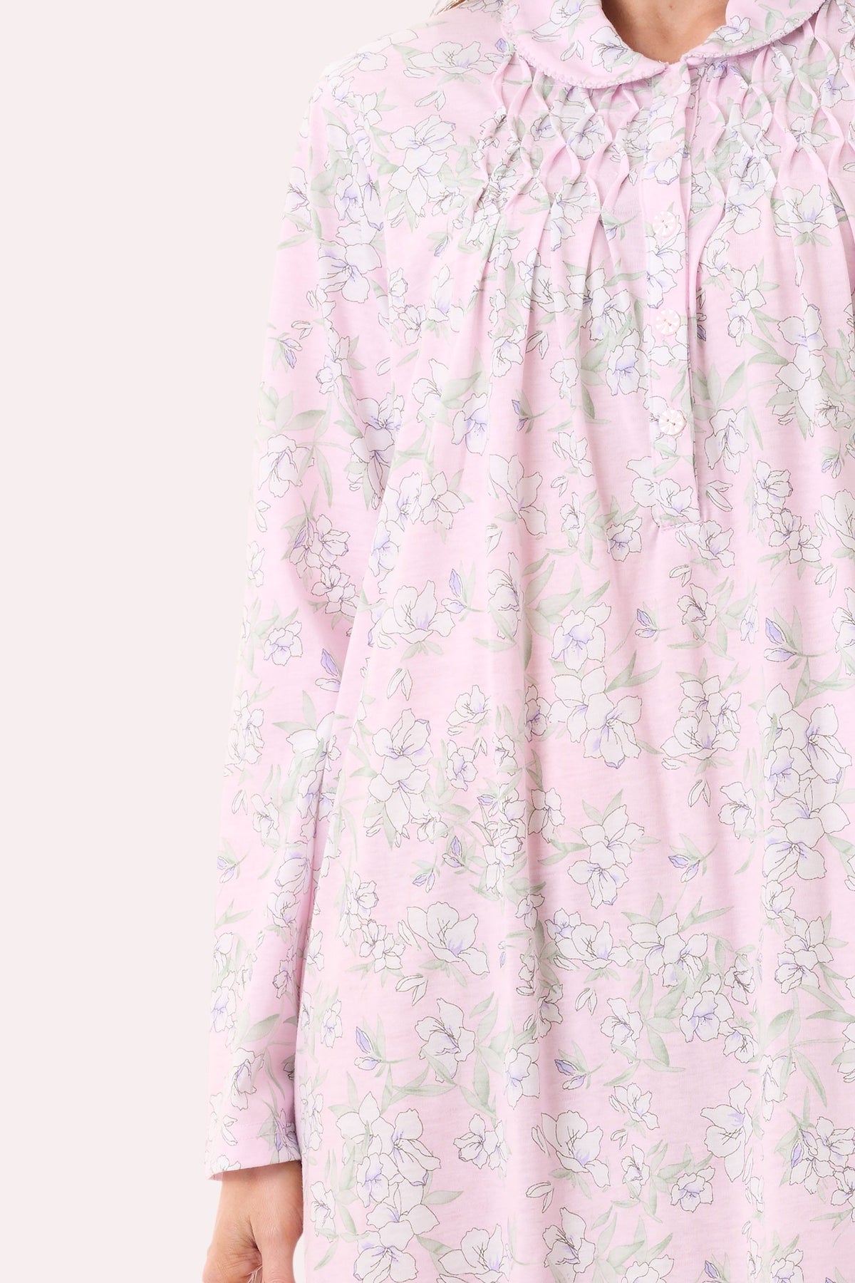 Asha mid collared nightie