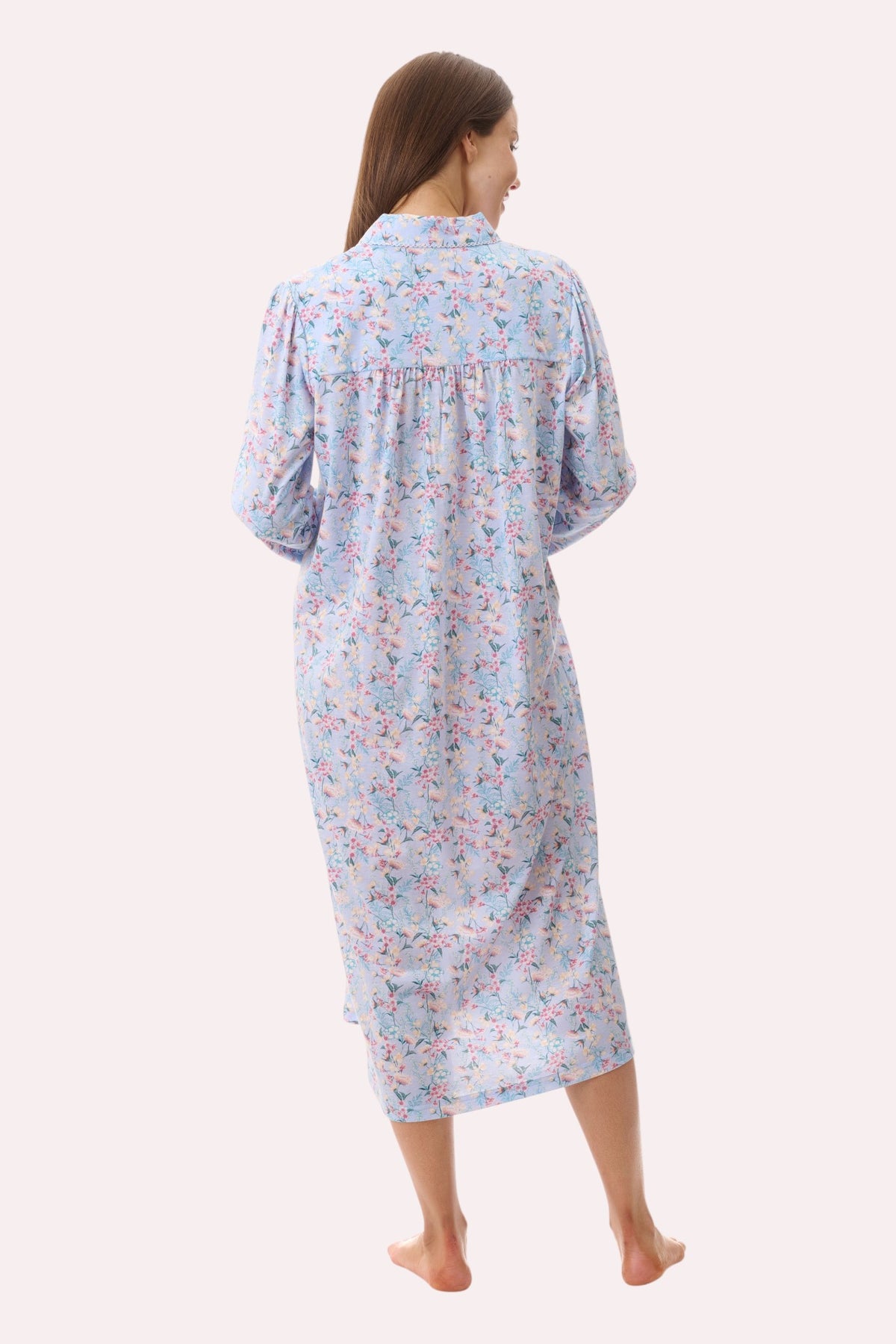 Brooke mid collared nightie