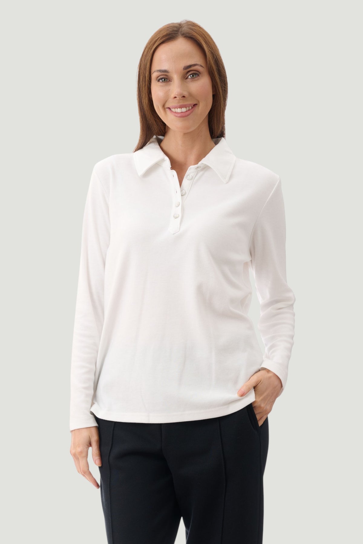 Long sleeve polo