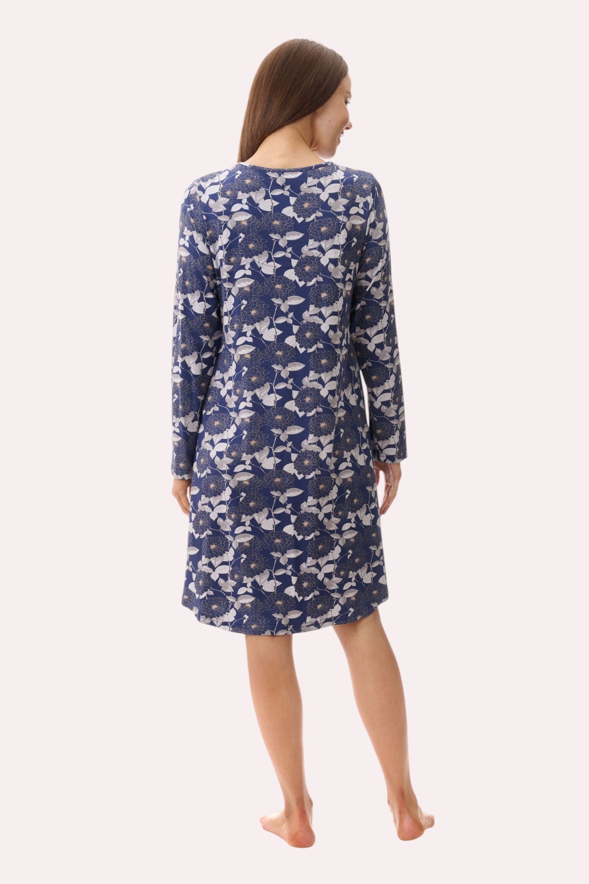 Coco satin detail short nightie