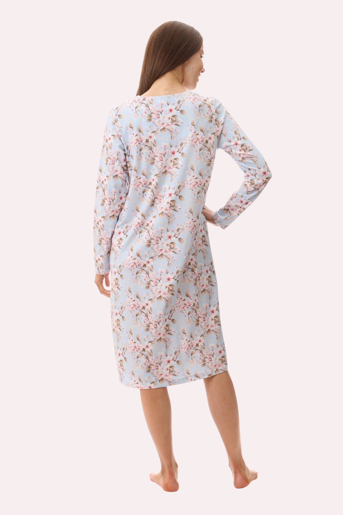 7LB19D - Demi short nightie