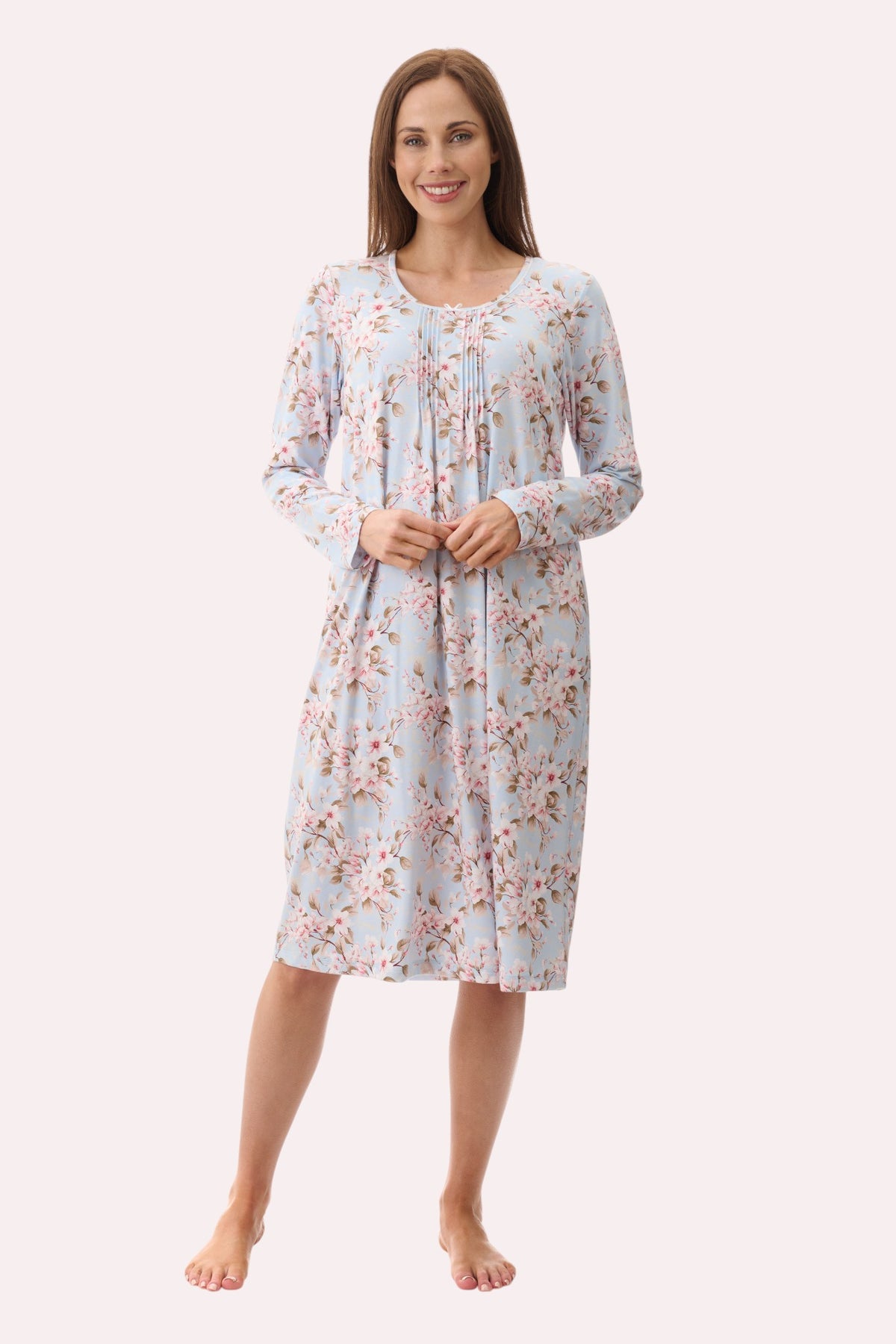 7LB19D - Demi short nightie