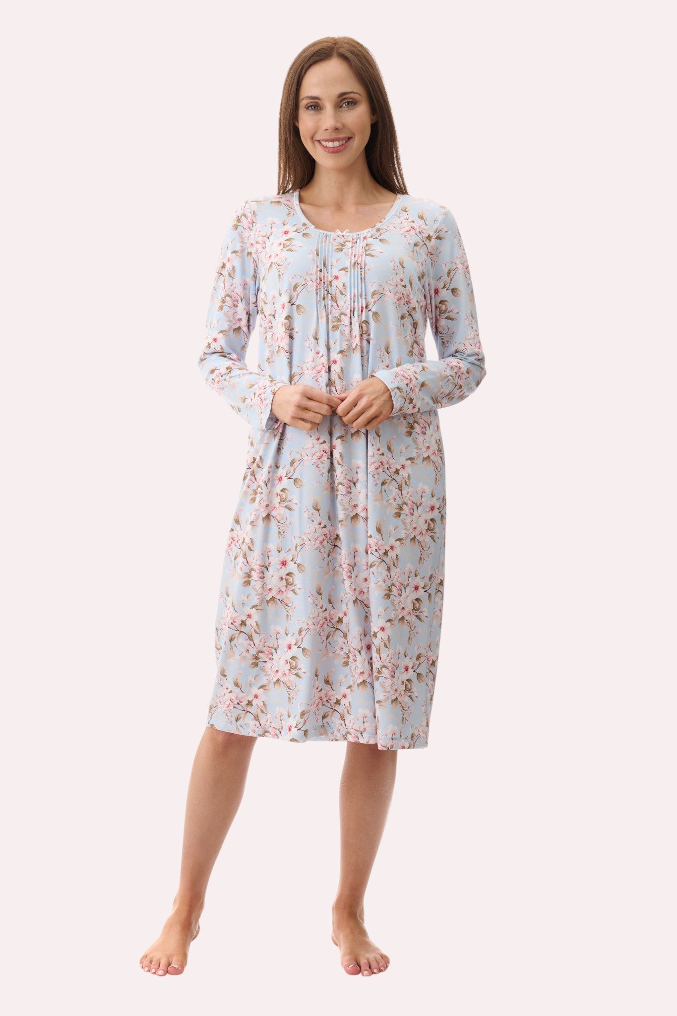 7LB19D - Demi short nightie