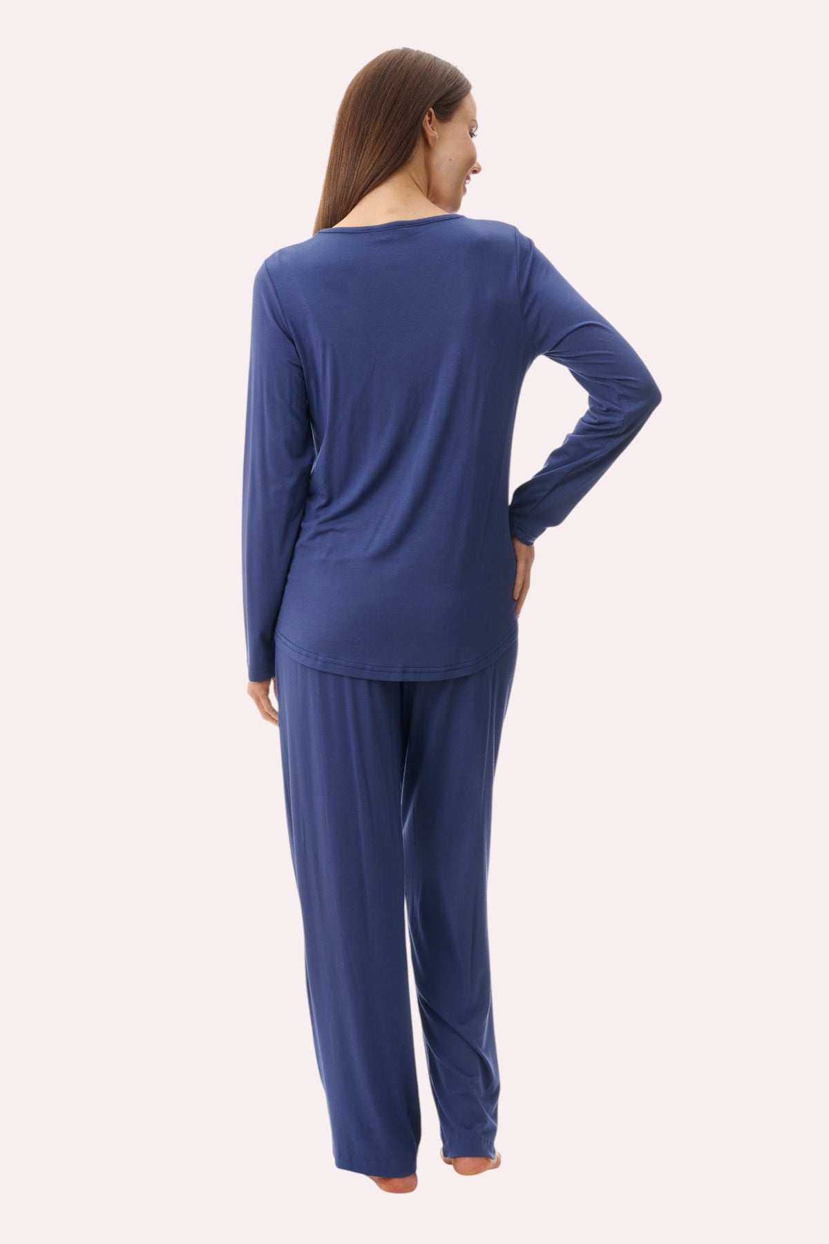 7LE55 - Satin detail pyjama