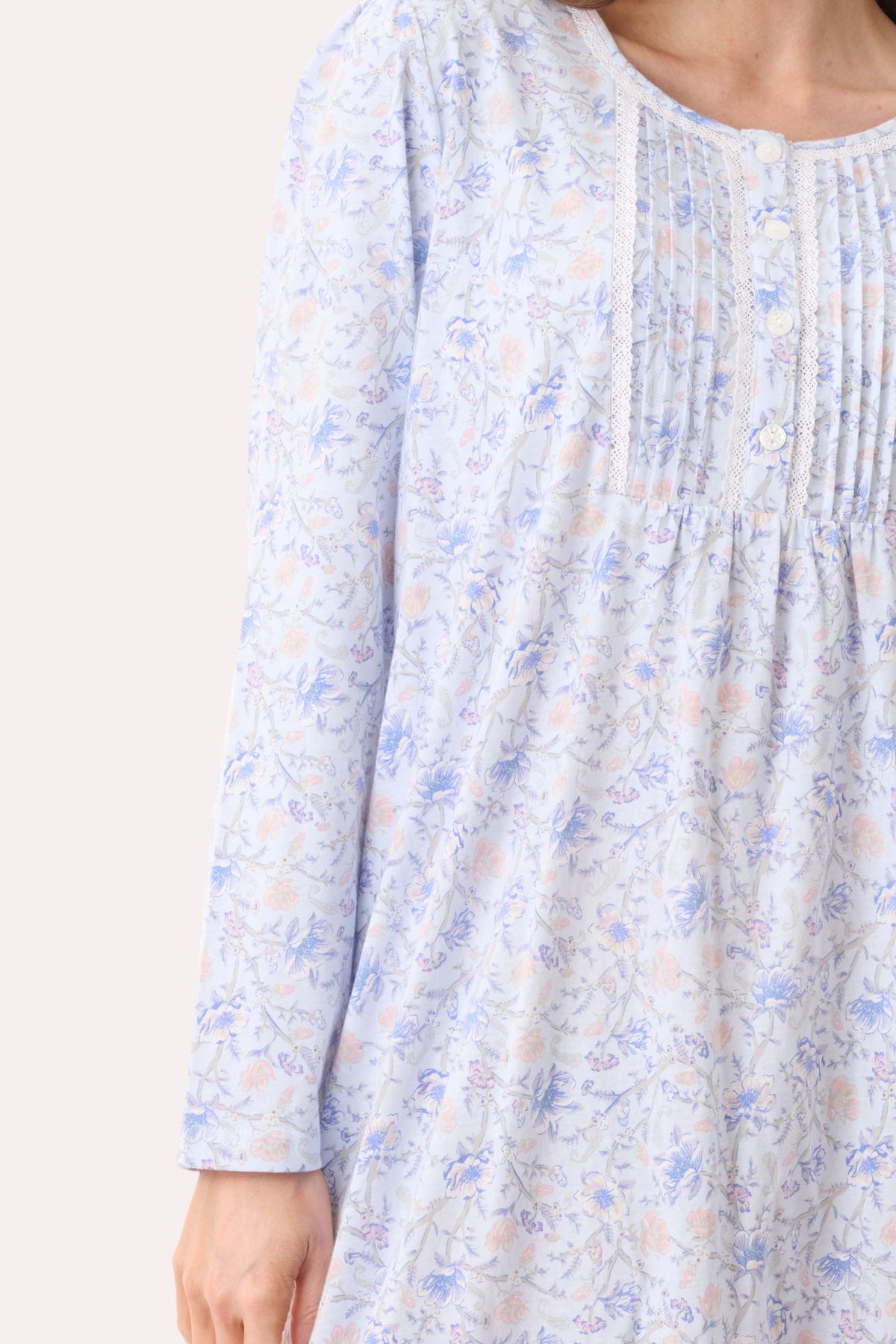 7LP23P - Poppy mid nightie