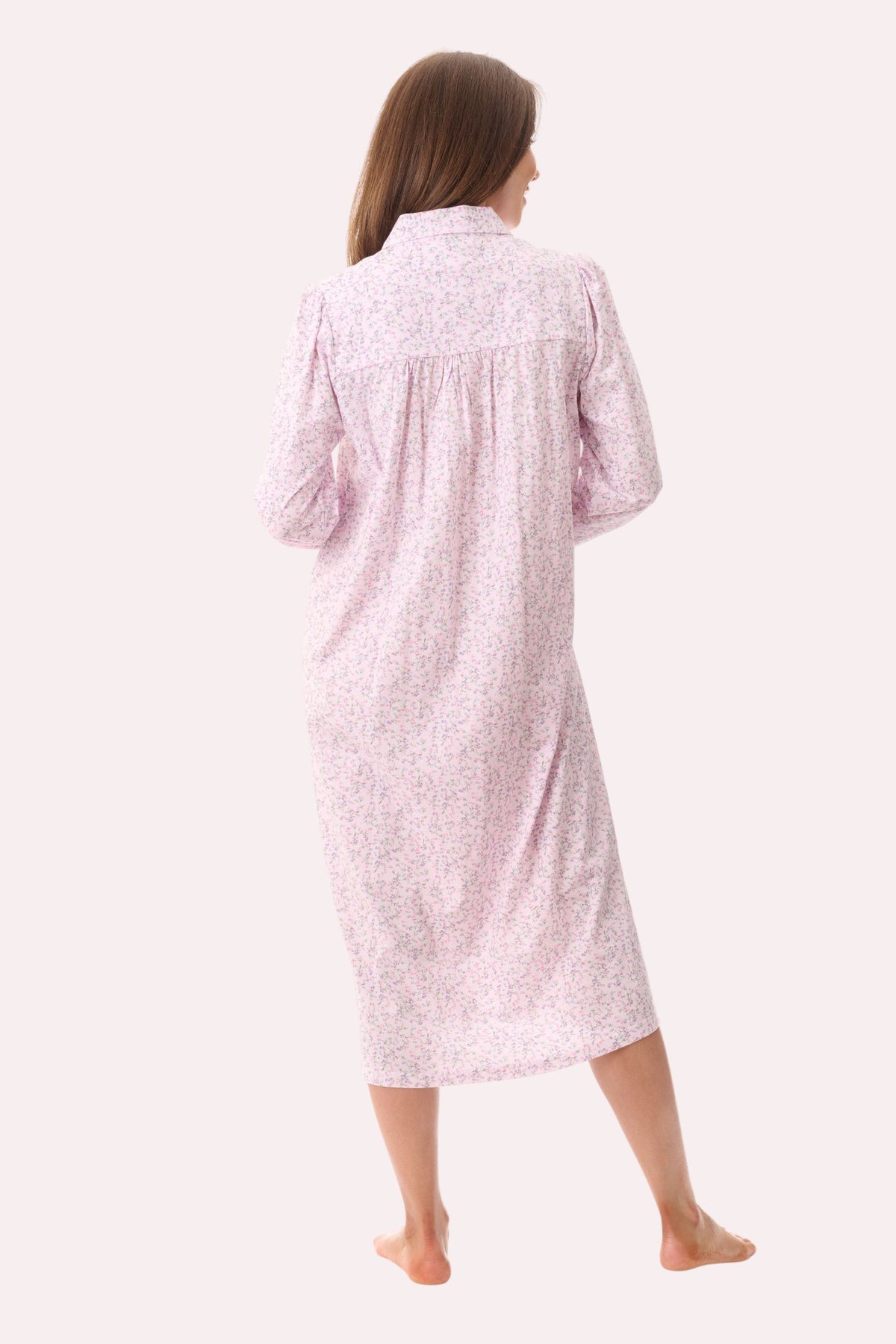 7LP34T - Thea mid collared nightie