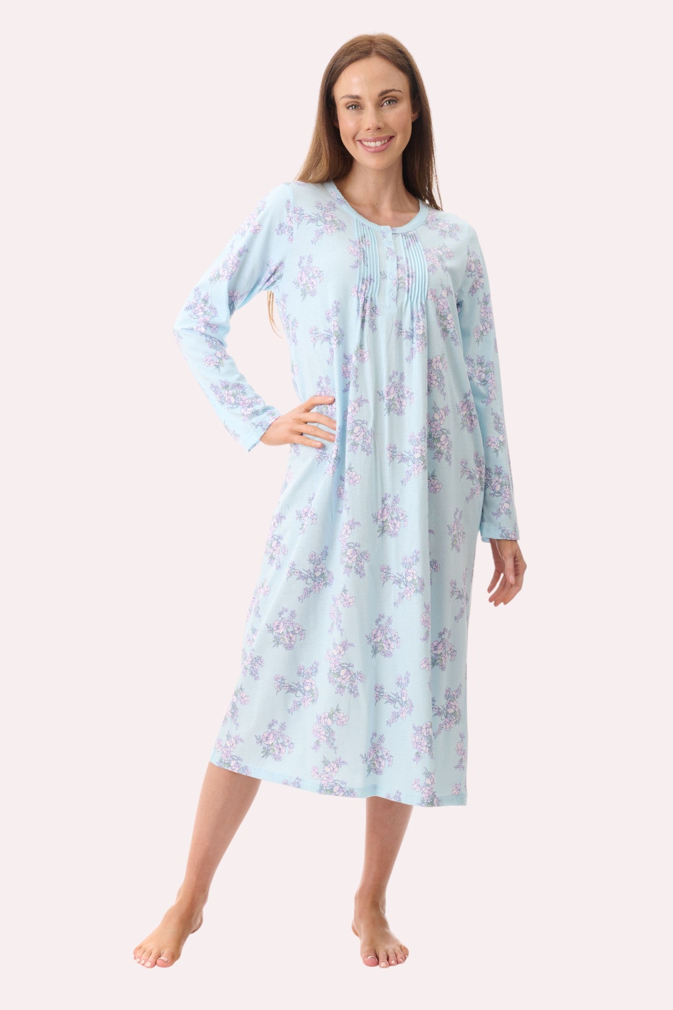 7LP43L - Leah mid nightie