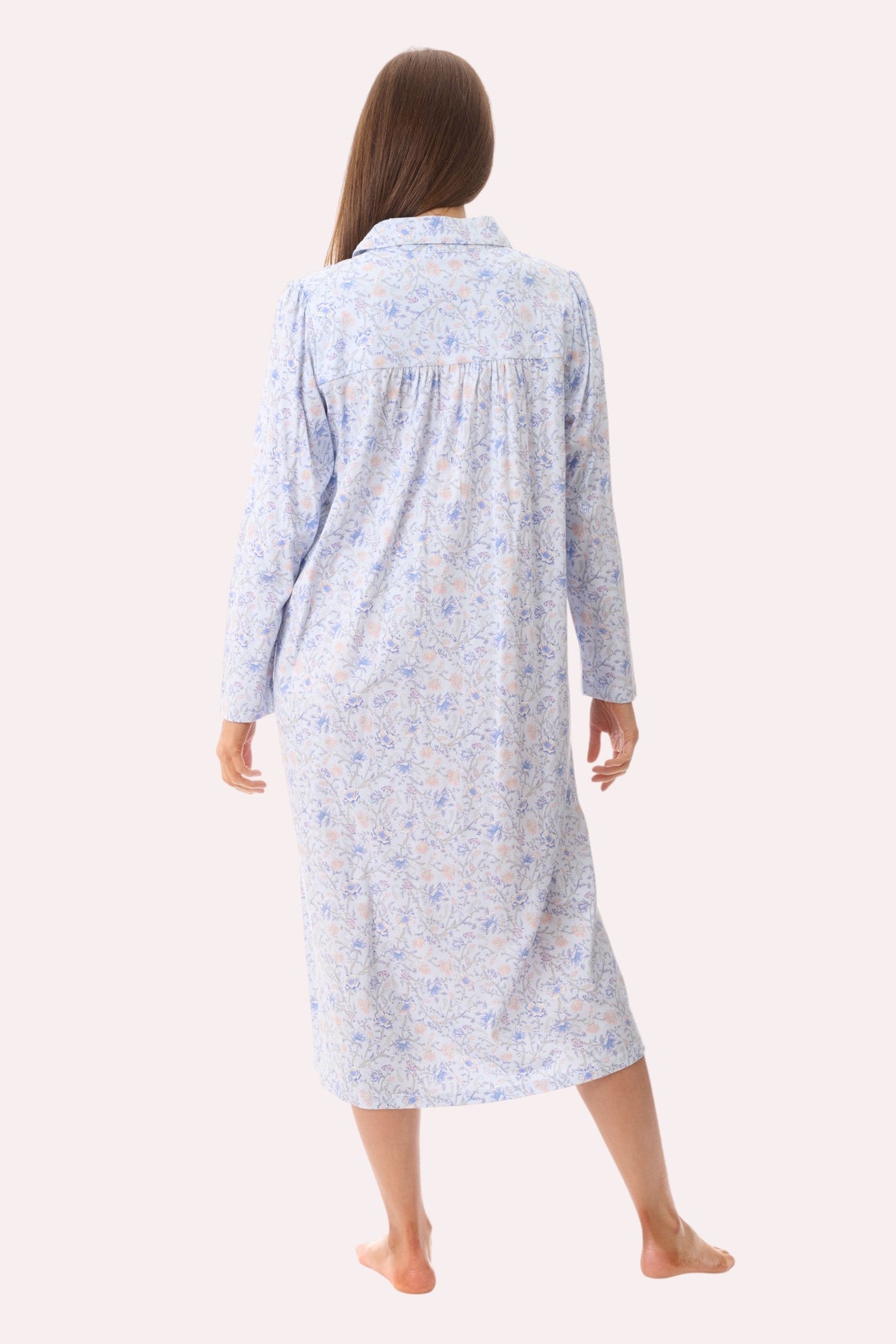 Poppy mid collared nightie