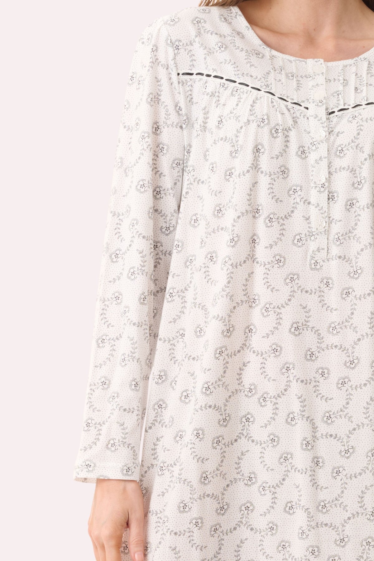 7LP78N - Nadia long nightie