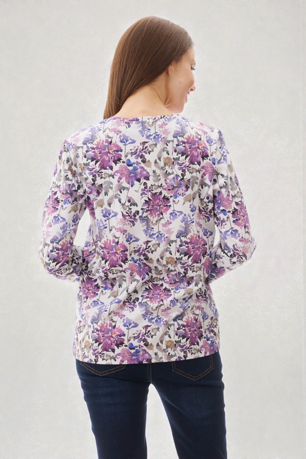 Lewis print top