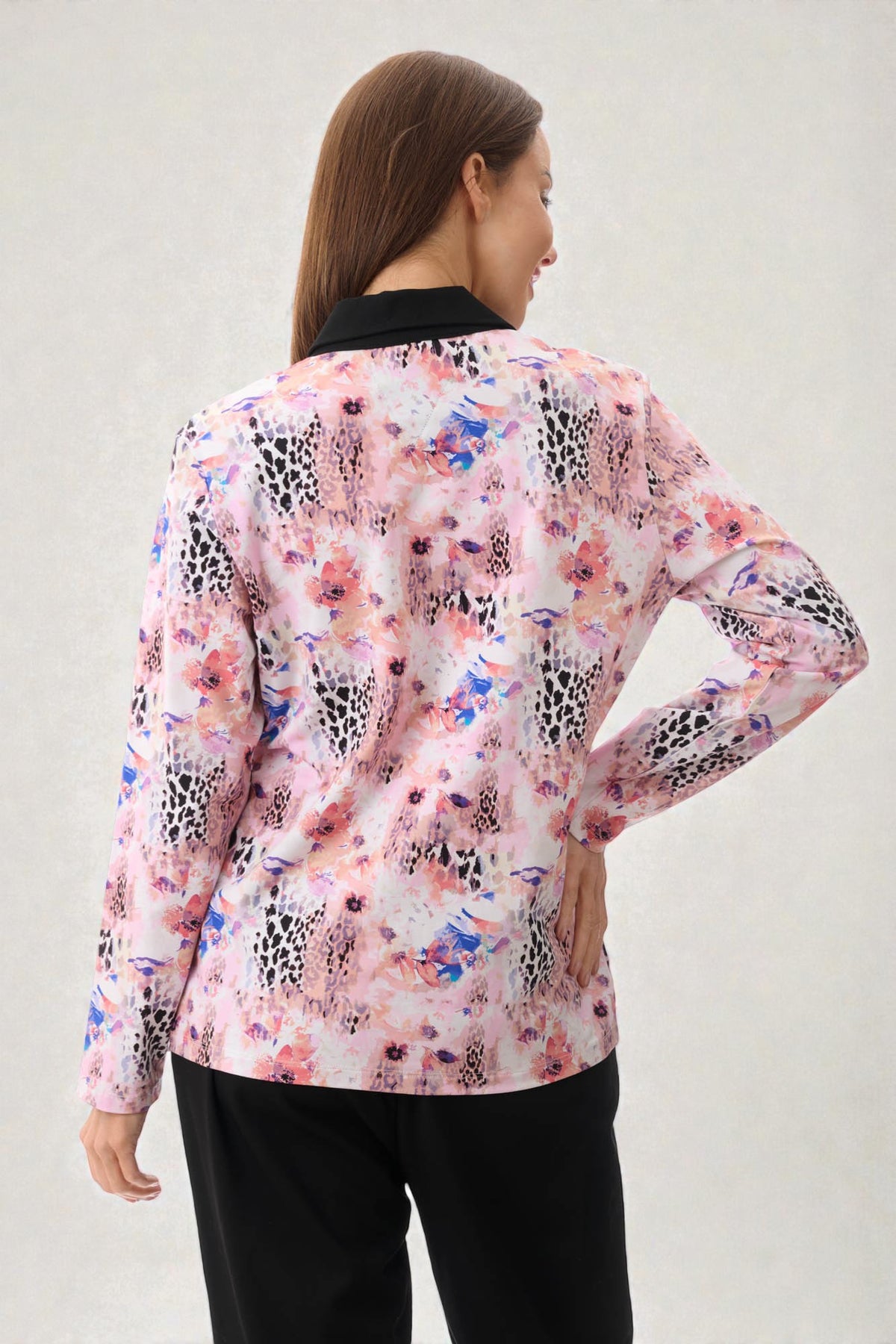 Turner print polo