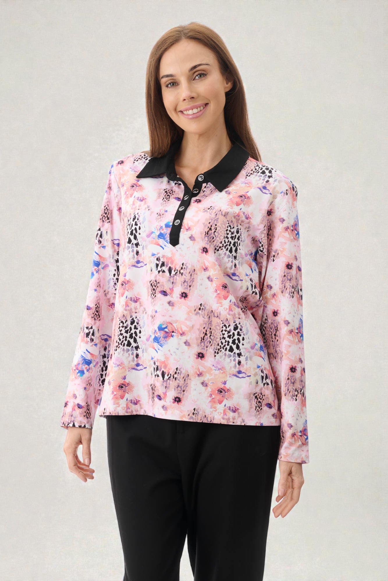 Turner print polo