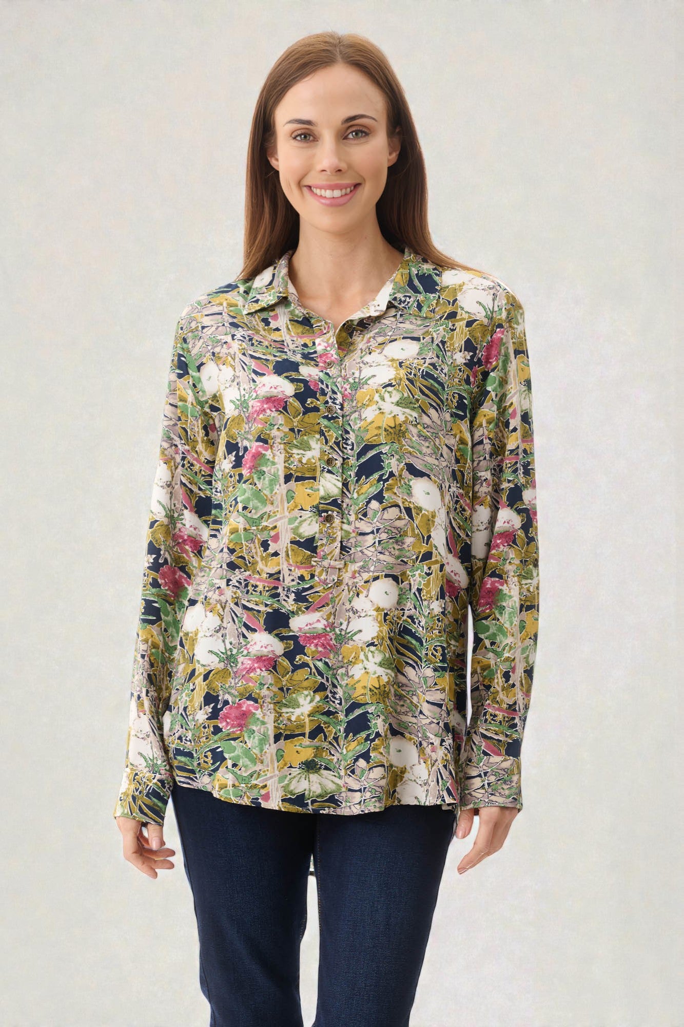 7MR51C - Cooper half placket shirt