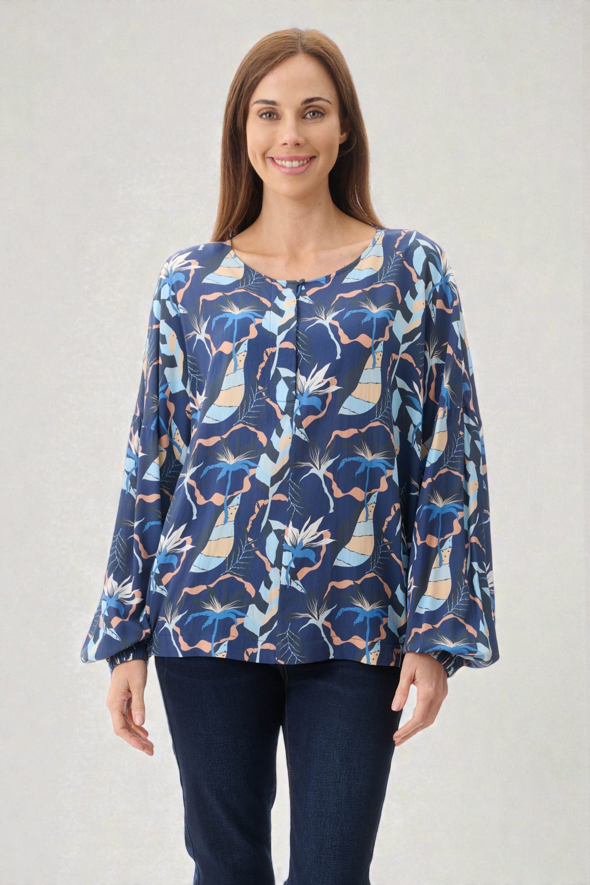 Davies dolman sleeve blouse