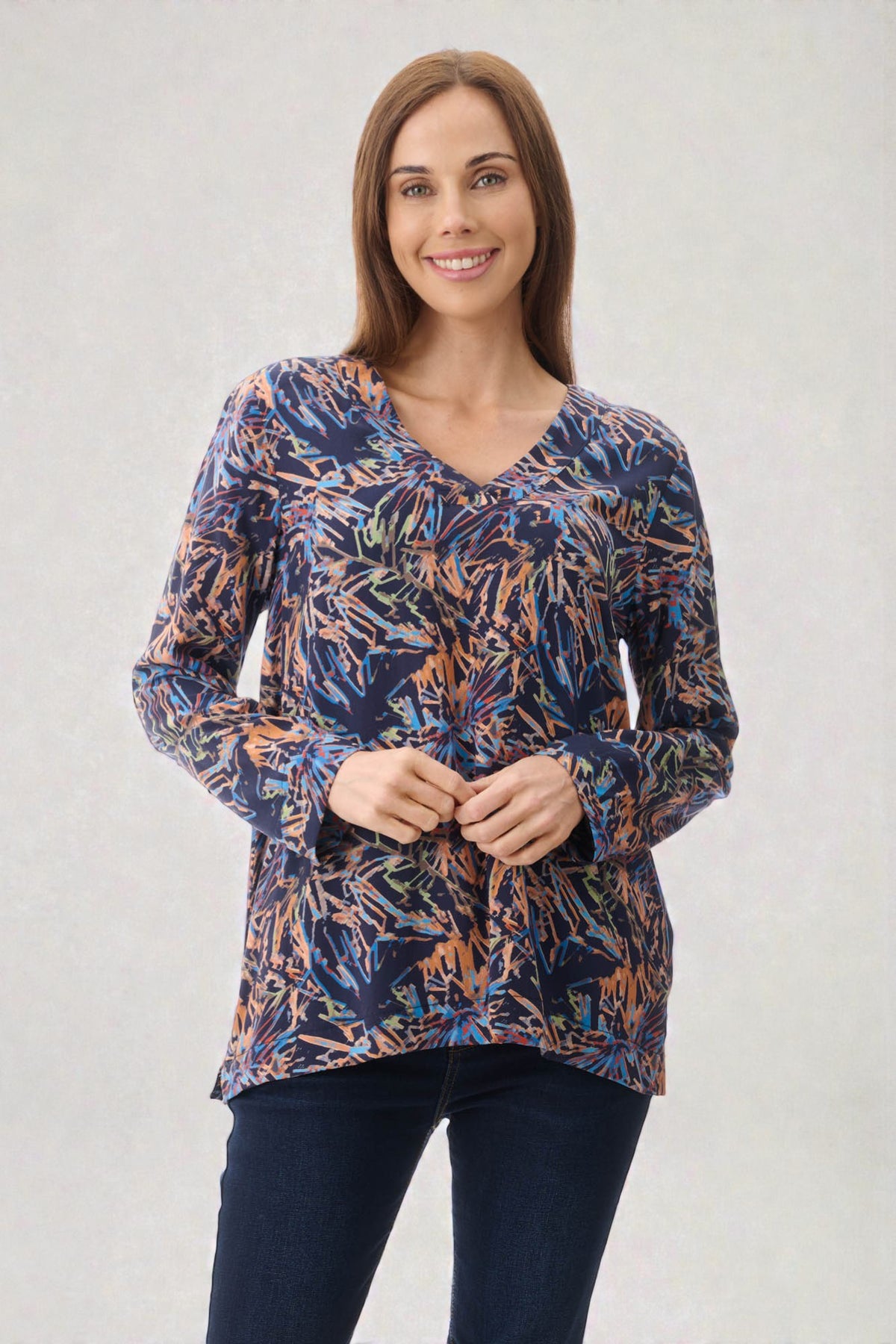 Morris V-neck tunic