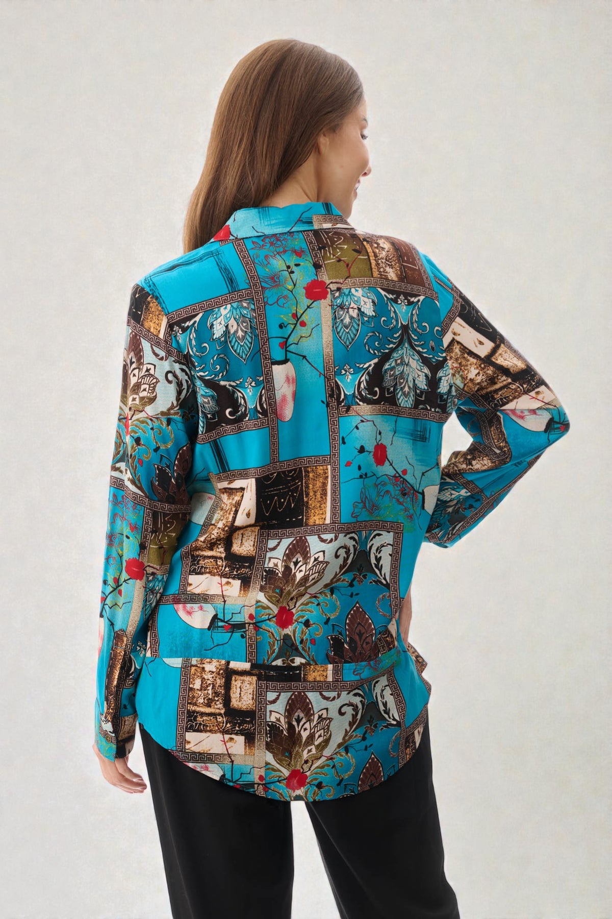 Reid half placket shirt