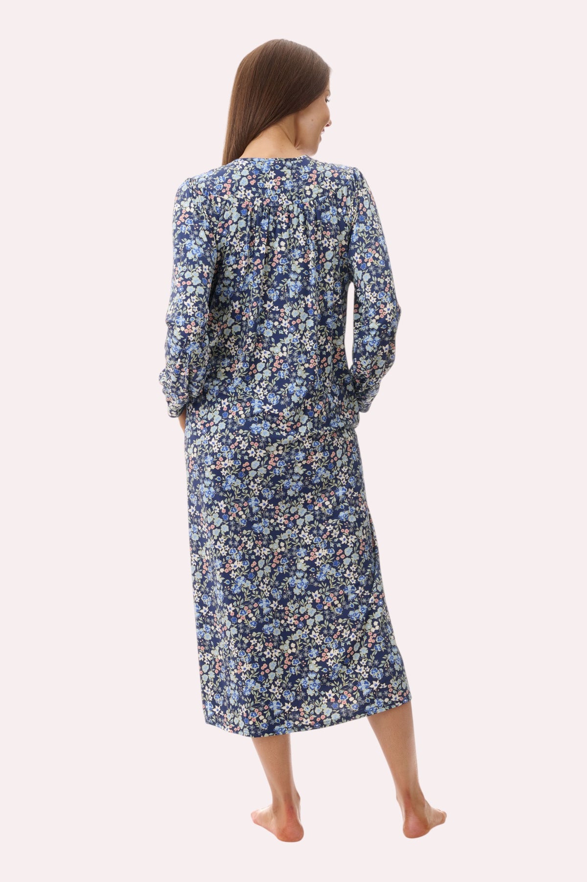 Ariel mid button brunchcoat