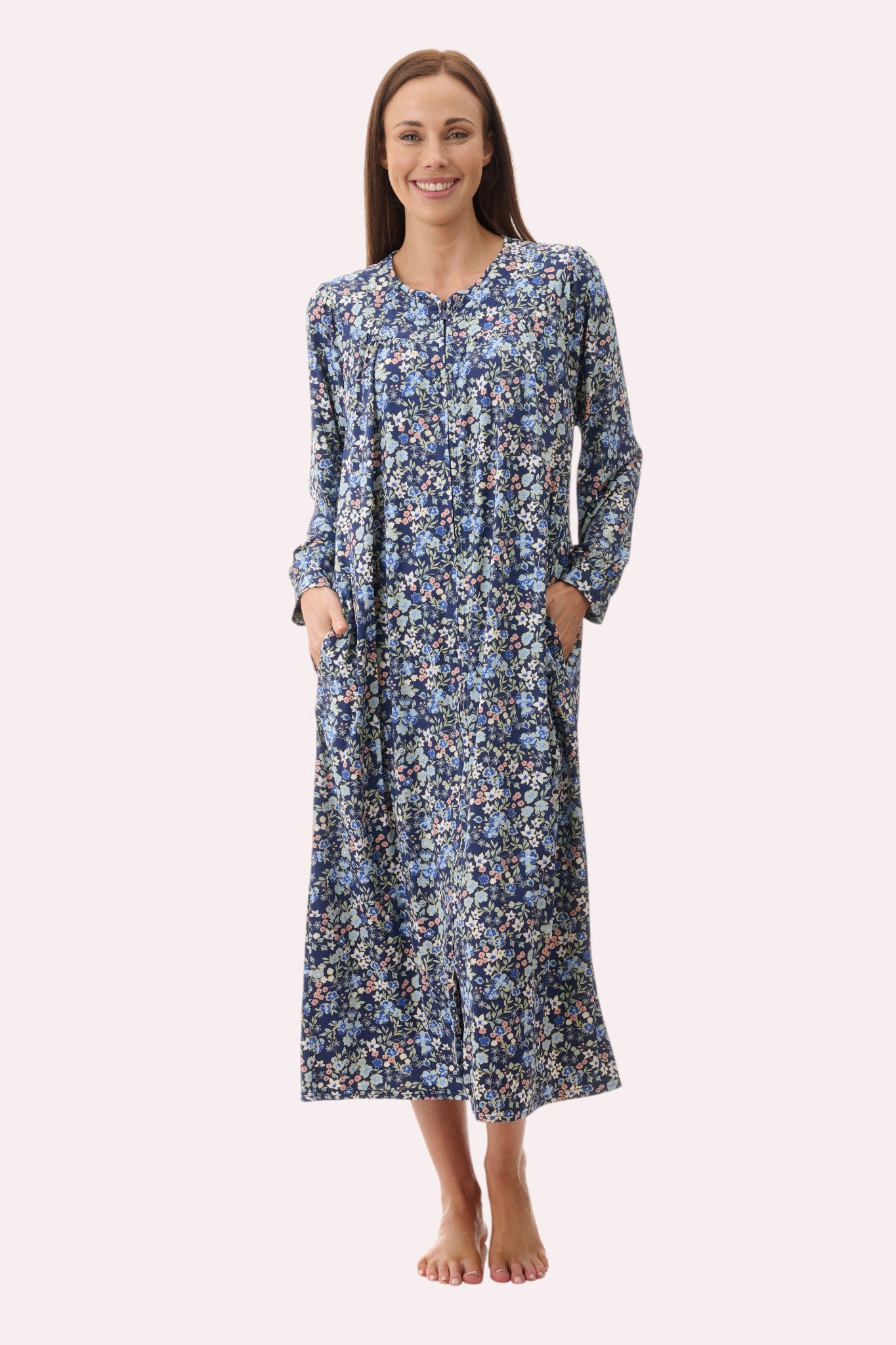 7PP22A - Ariel mid zip brunchcoat